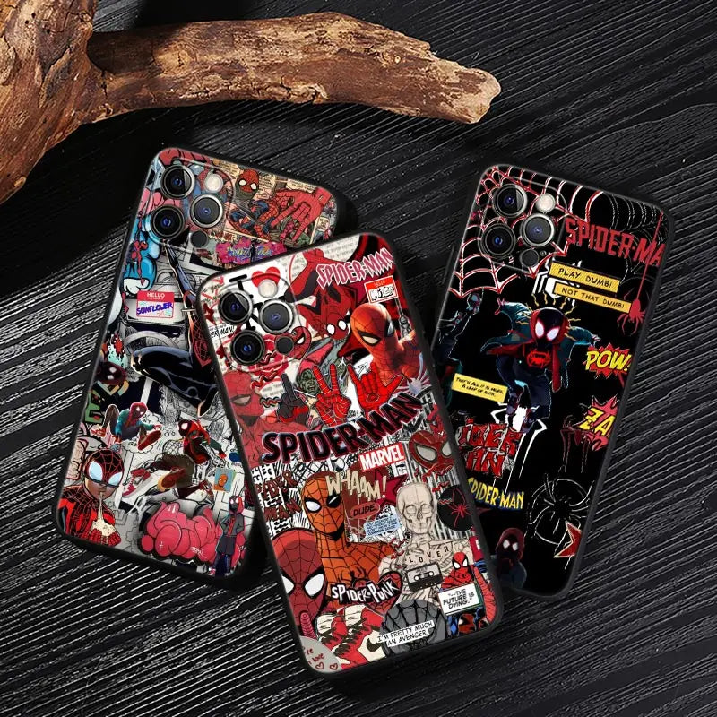 Marvel Spiderman Comic Case For iPhone
