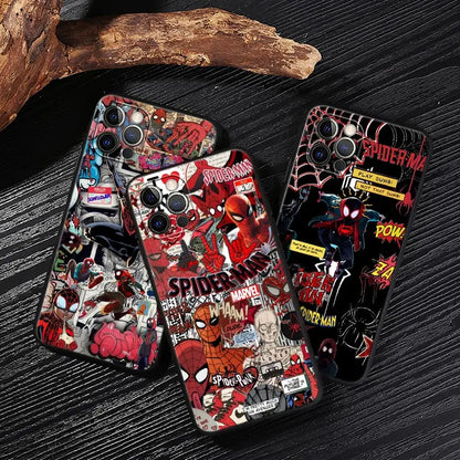 Marvel Spiderman Comic Case For iPhone