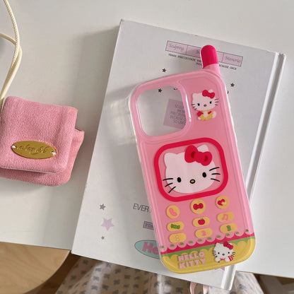 Kitty Self-Mocking Bear Phone Compatible Phone Case