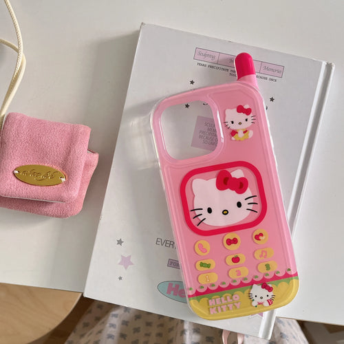 Kitty Self-Mocking Bear Phone Compatible Phone Case