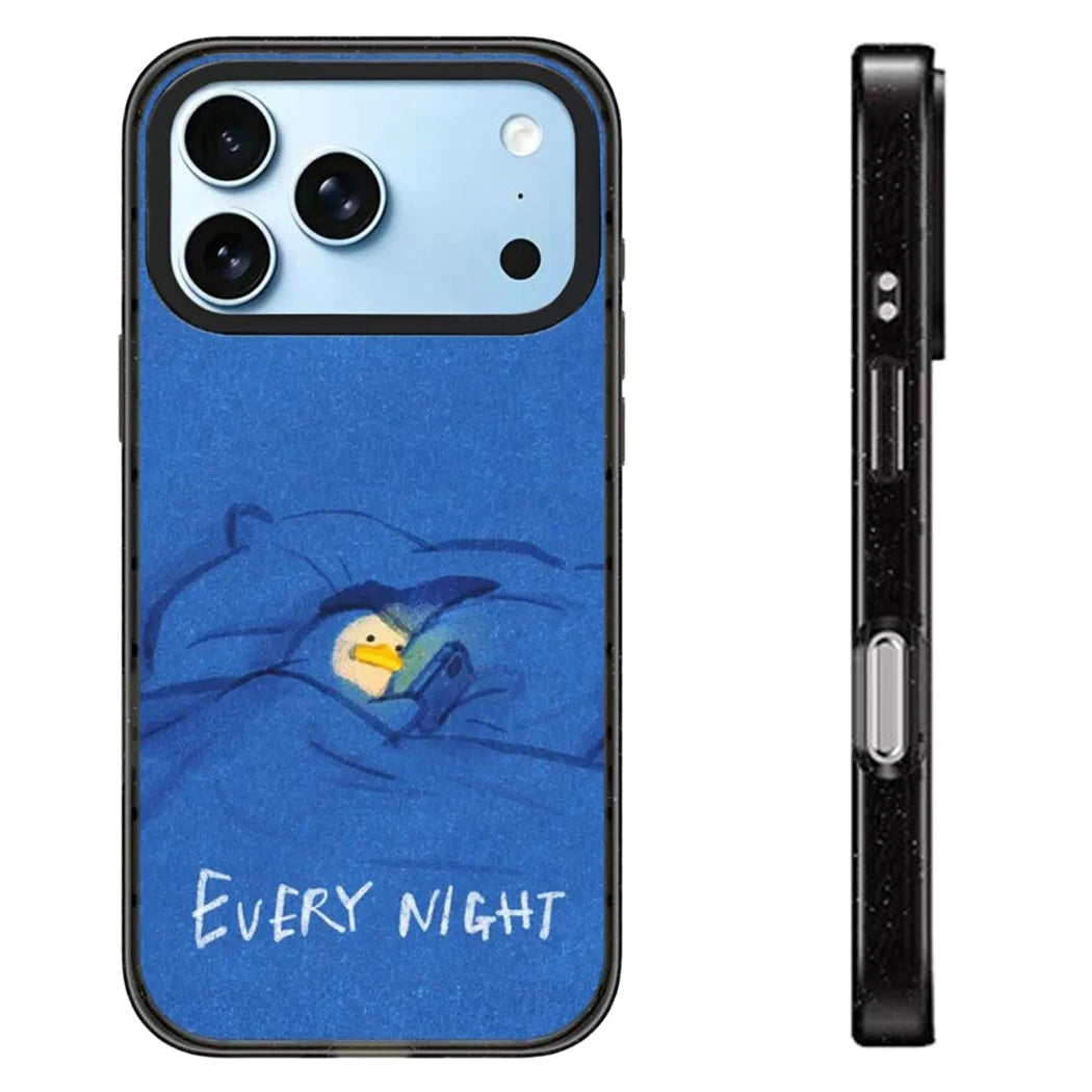 Funny Coffee Duck Impact Magnetic Phone Case Cover For iPhone