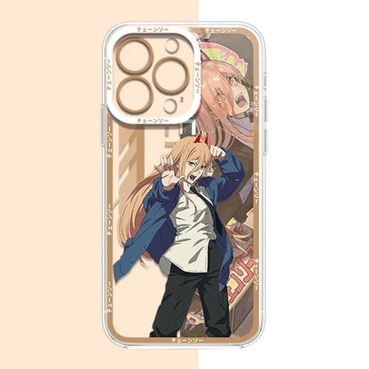 Chainsaws Mans Rese Makima Cute Phone Case For iPhone