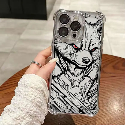 Marvel Art Ironman Luxury Shockproof Case For iPhone