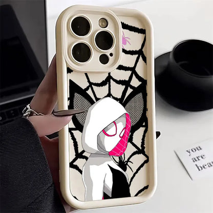 Marvel Spiderman Miles Morales Heroes Silicon Case For Apple iPhone