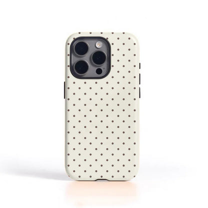 Classic white polka dots Phone Case suitable For iPhone
