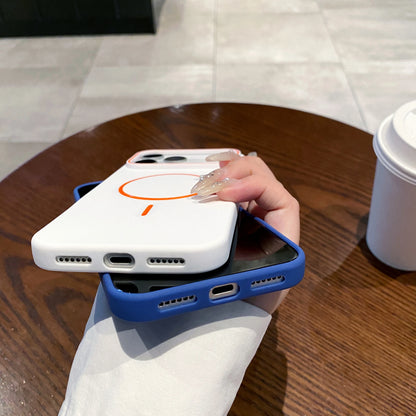 Ultra Thin Matte MagSafe Phone Case Wireless Charging