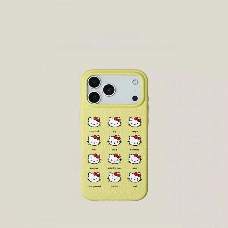 Cute Cartoon Emotional Kt Phone Case For iPhone