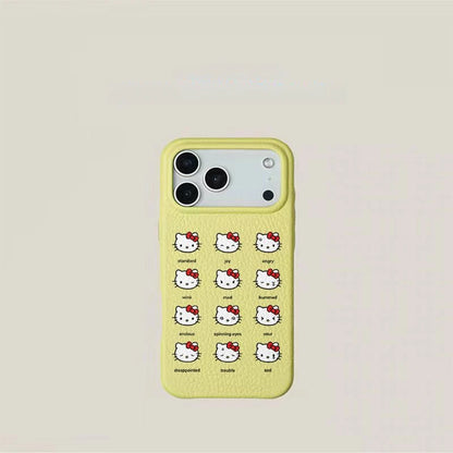 Cute Cartoon Emotional Kt Phone Case For iPhone