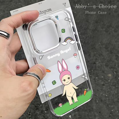 Cartoon Sony Angels Phone Case For iPhone Transparent Soft Cover