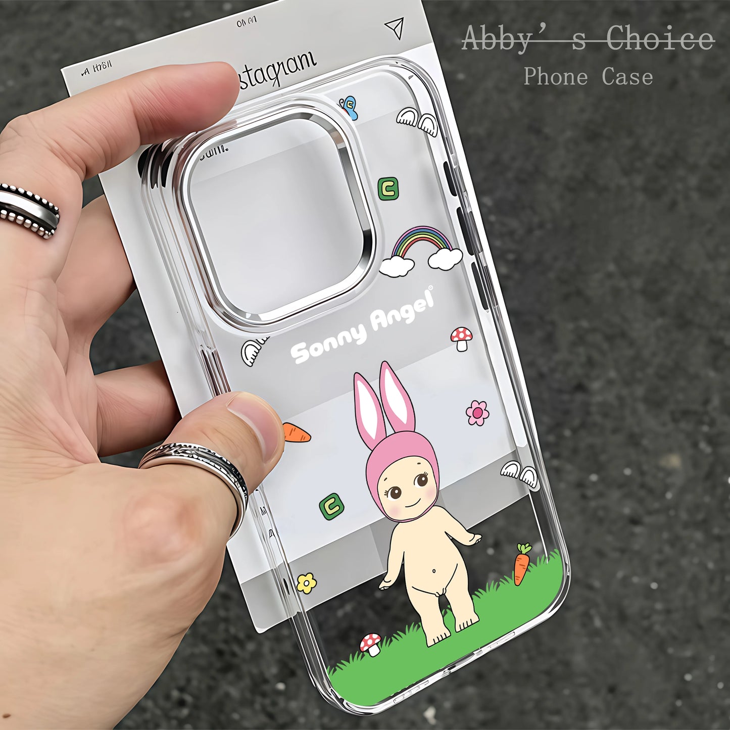Cartoon Sony Angels Phone Case For iPhone Transparent Soft Cover