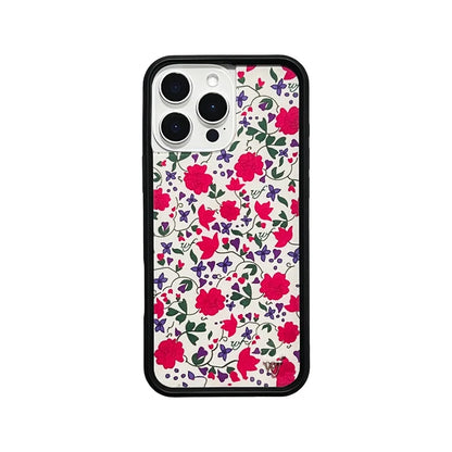 Wildflower Ins Cute Cartoon Phone Case For iPhone