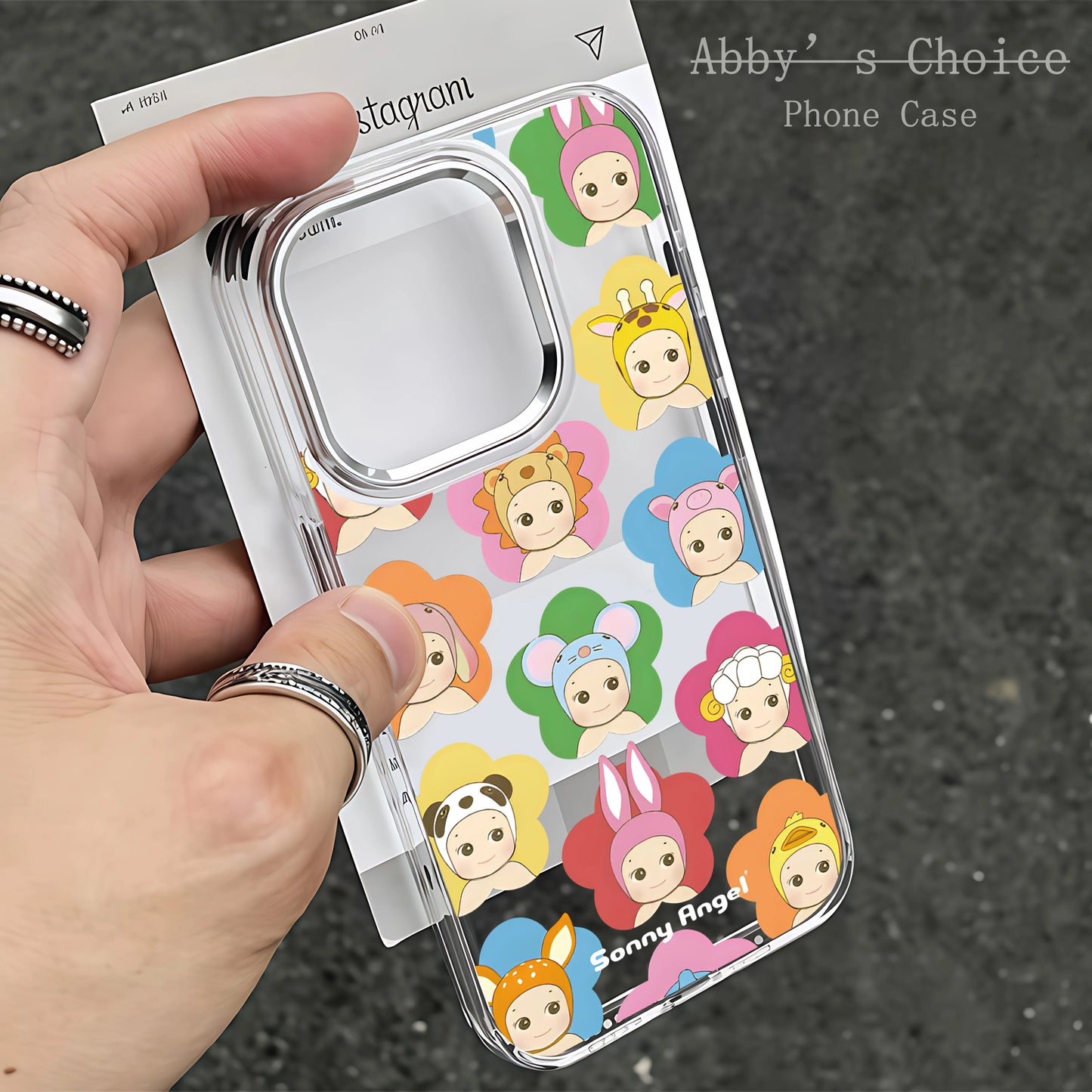 Cartoon Sony Angels Phone Case For iPhone Transparent Soft Cover