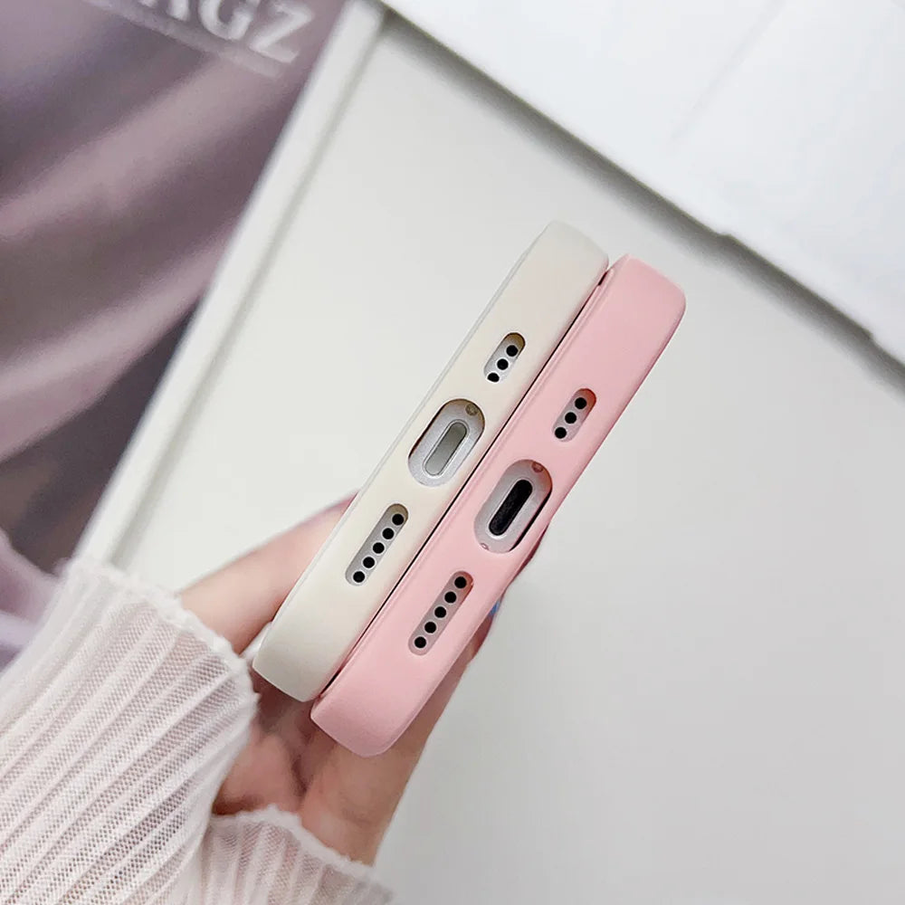 Love Heart Wave Phone Case For iPhone