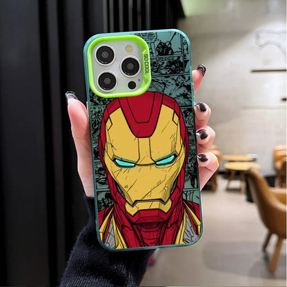 New Plating Phone Case For Marvel Hero Iron Man iPhone