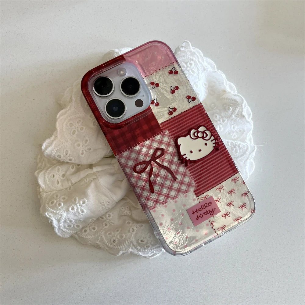 Cute Cartoon Coffee Hello Kitty Phone Case