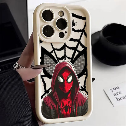 Marvel Spiderman Miles Morales Heroes Silicon Case For Apple iPhone