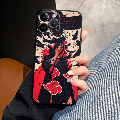 Black Soft Phone Cover Case For iPhone