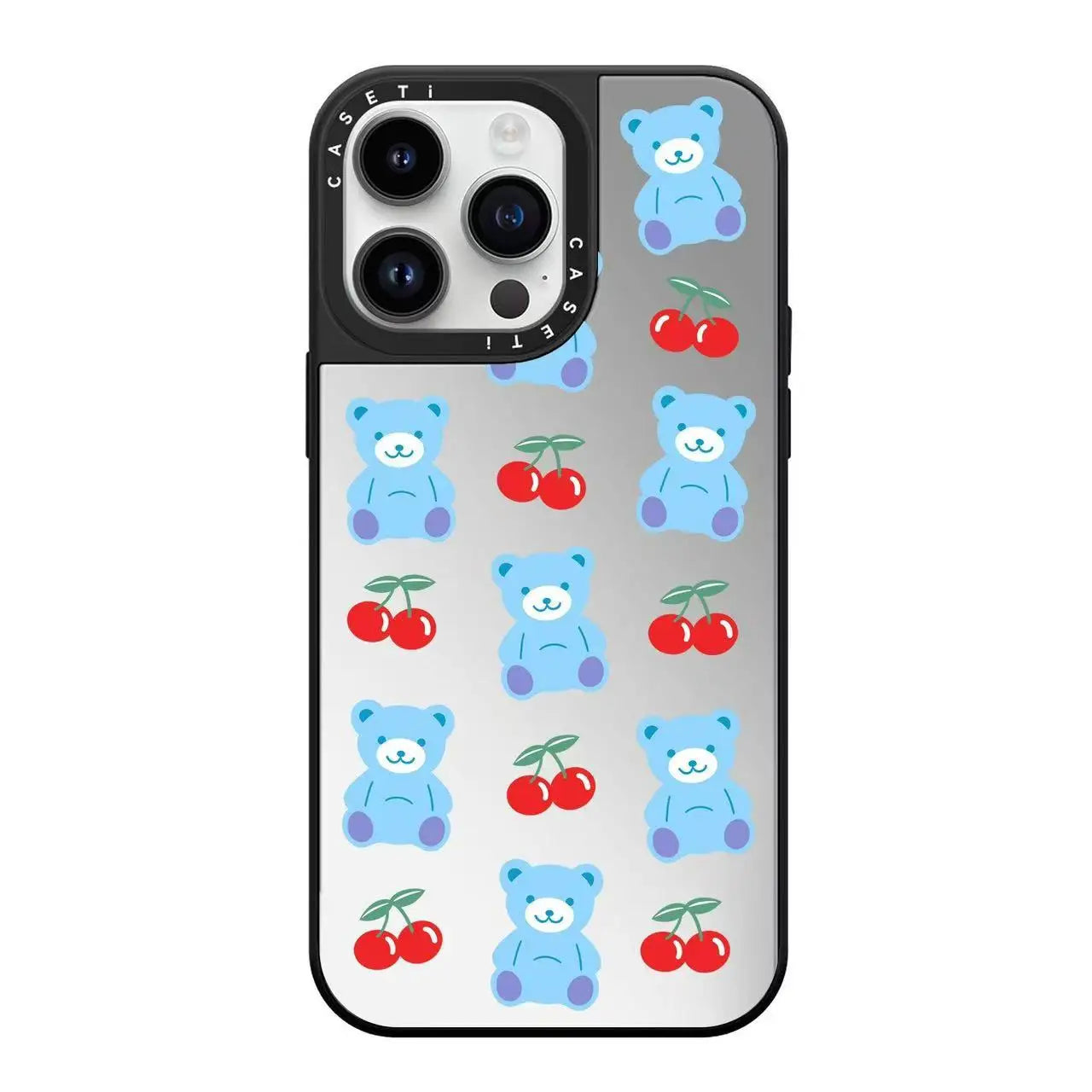Adorable Happy Dog Apple Clear Mirror New Model Phone Case