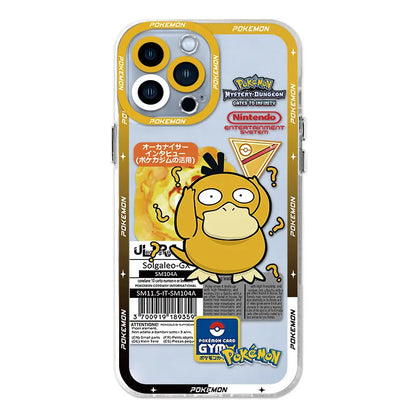 Anime Pokemon iPhone Case with Clear Protective Cover