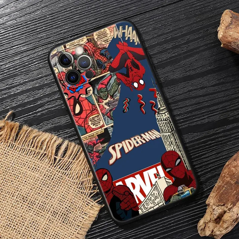 Marvel Spiderman Comic Case For iPhone