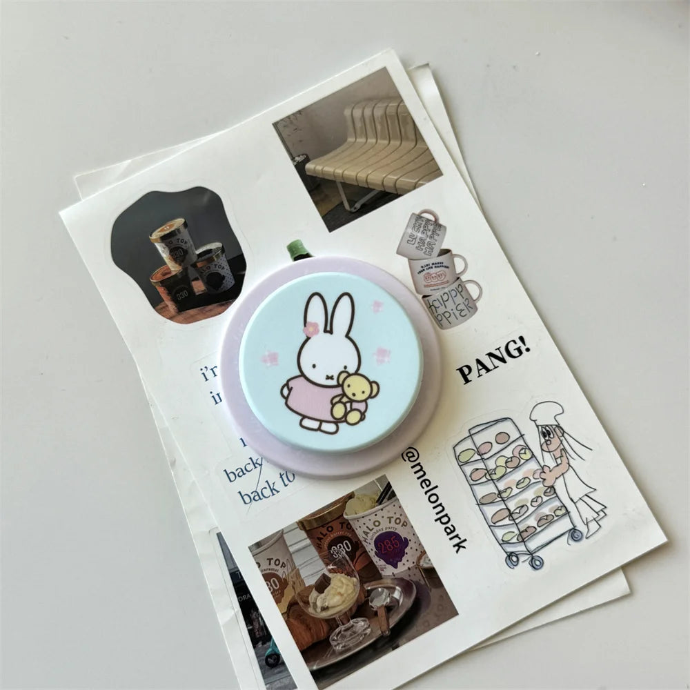 Korean Cute Rabbit MagSafe Card Holder iPhone Case