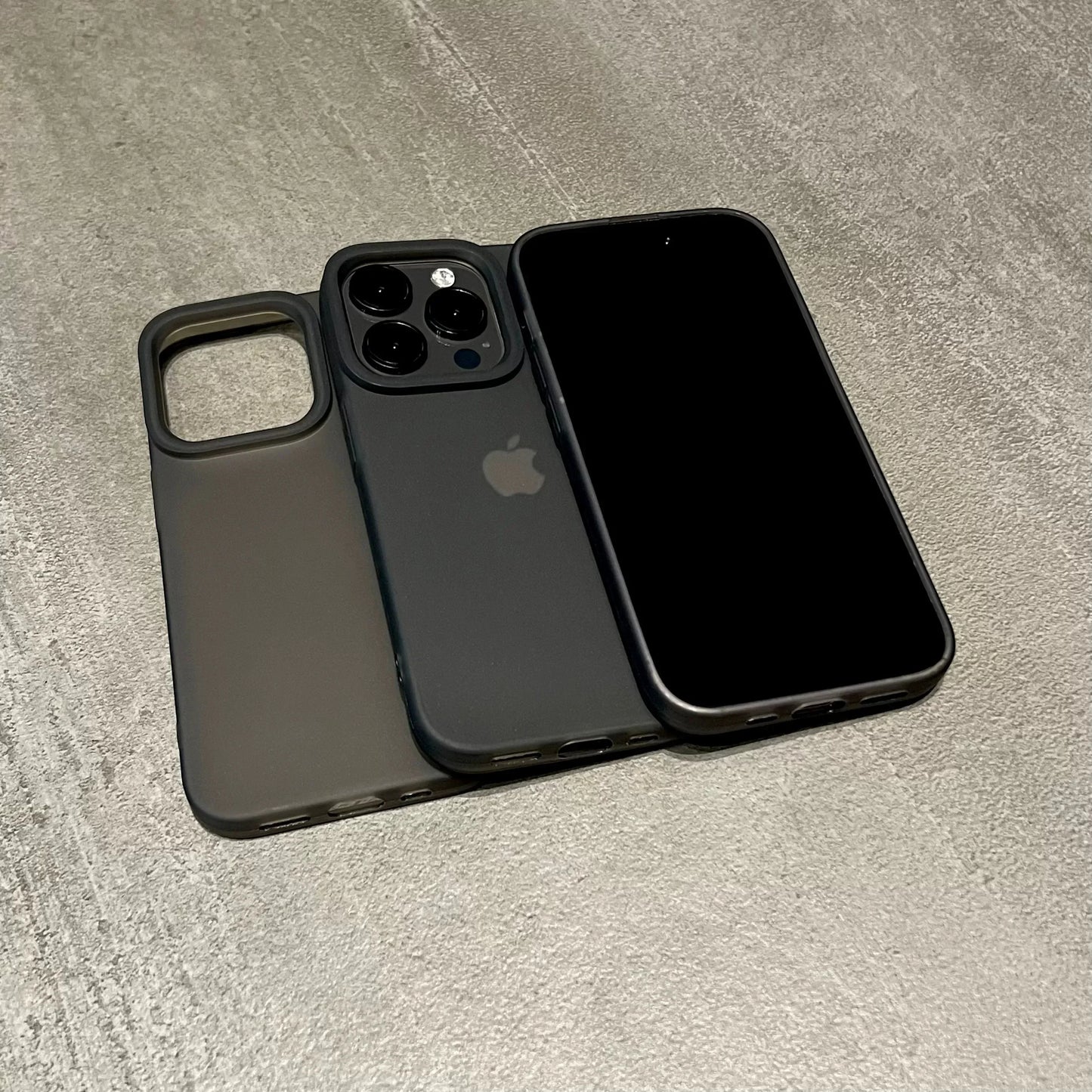 Luxury Matte Soft Silicone Phone Case For iPhone  Transparent Rubber Gel Shockproof Cover