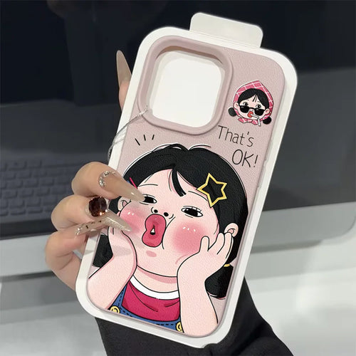 Funny Cute Fat Girl Compatible Phone Case