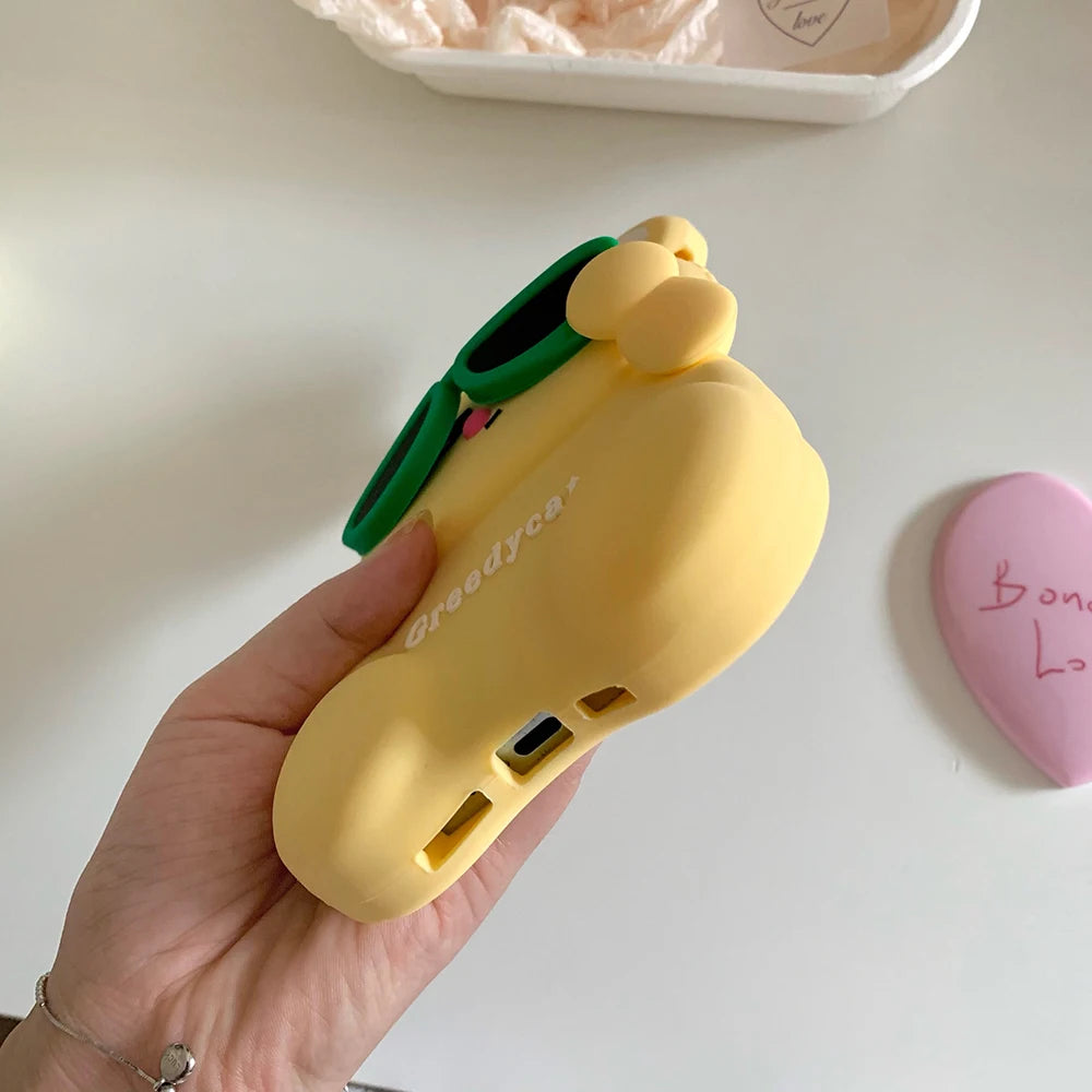 Funny Glasses Bear Phone Case