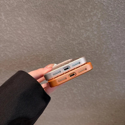 Luxury Striped Luggage Texture Phone Case For iPhone