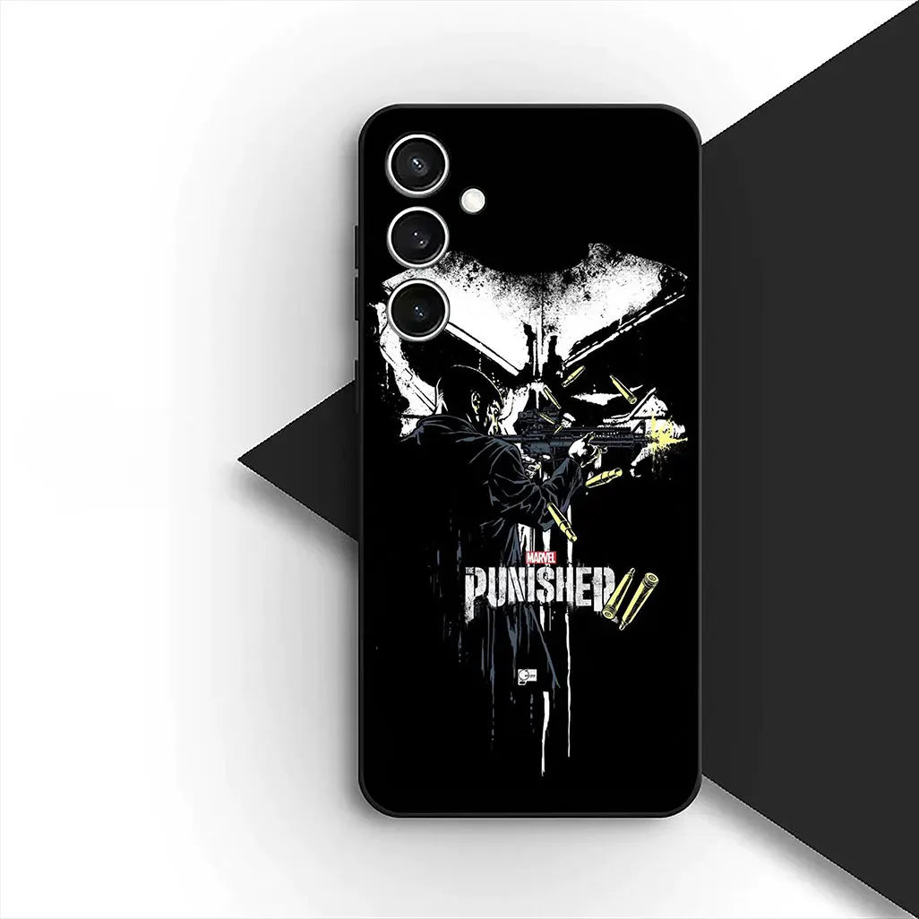 Cover For Apple iPhone The Punisher Marvel Skull