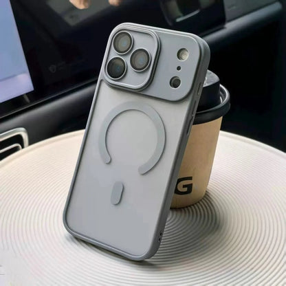 Original Matte Translucent Lens Protect Magsafe Phone Case For iPhone