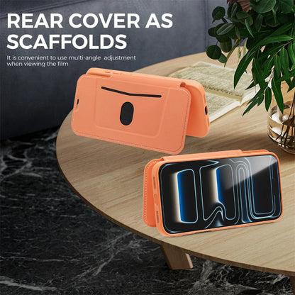 Luxury Leather Original Liquid Silicone Flip Wallet Card Case For iPhone