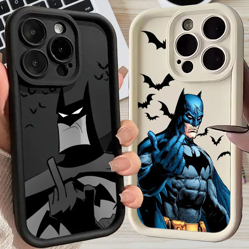 Bat Mans Marvel Bat Silicone Case For Apple iPhone