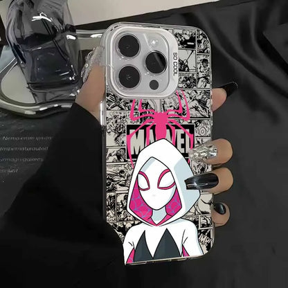 Marvel Cute Spider Men Cover For Apple iPhone Colorful Phone Case