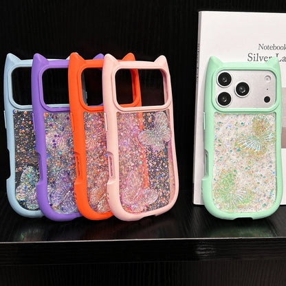 Glitter Drip Glue Butterfly Cover For iPhone