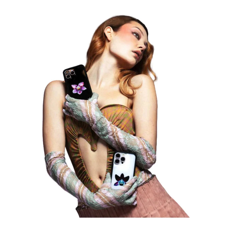 Wildflower Orchid White Flower Phone Case For iPhone