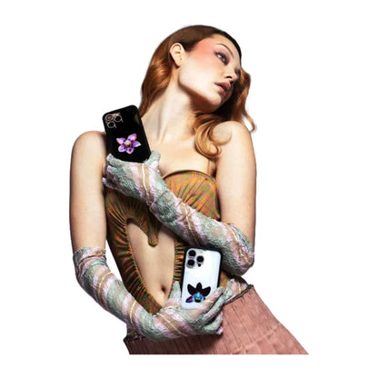 Wildflower Orchid White Flower Phone Case For iPhone