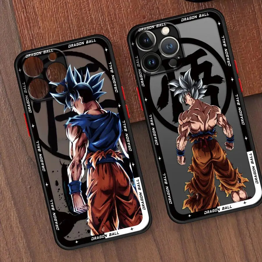 Hot Blooded Goku Anime Soft Phone Case For iPhone