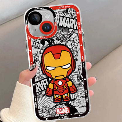 Marvel Spider Man Superhero Comic Style Phone Case For iPhone