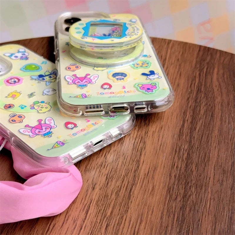 Kawaii Funny Cartoon MagSafe Magnetic Stand Phone Case