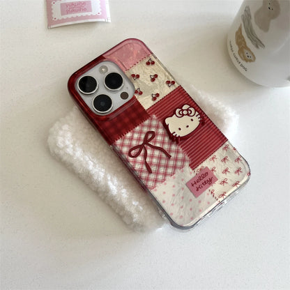 Cute Cartoon Coffee Hello Kitty Phone Case