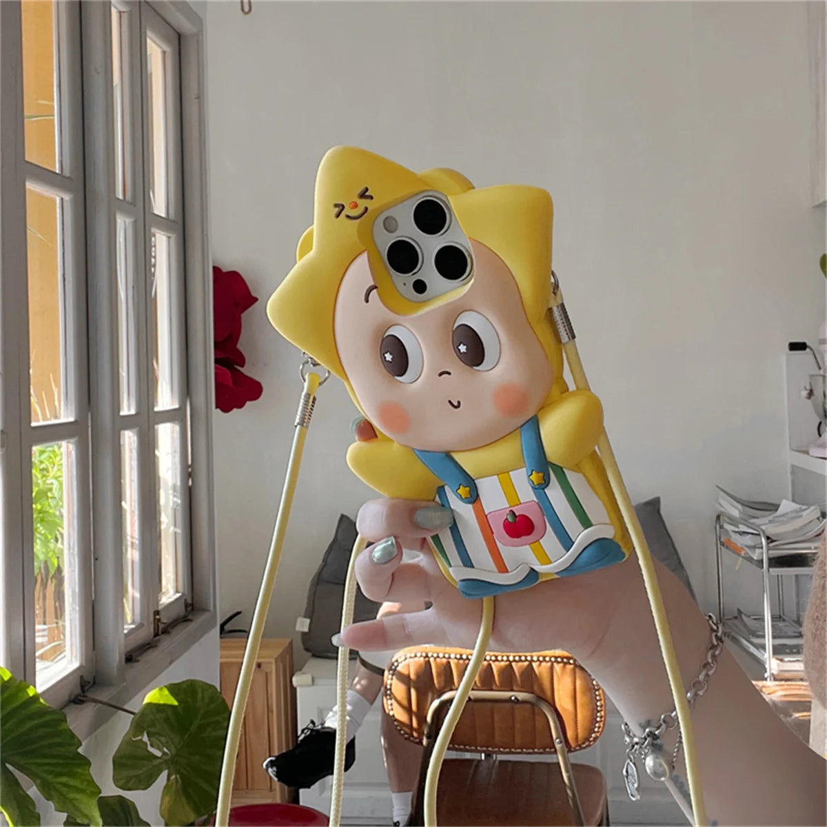 Kawaii Cartoon Star Baby Phone Case For iPhone