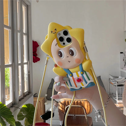 Kawaii Cartoon Star Baby Phone Case For iPhone