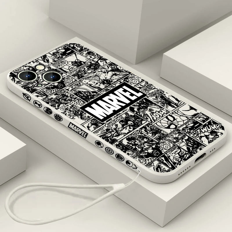 Marvel Superhero Cartoon For Apple iPhone
