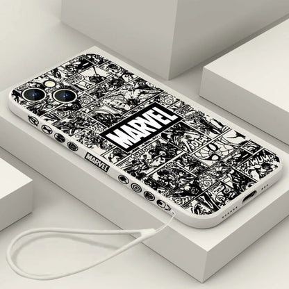 Marvel Superhero Cartoon For Apple iPhone