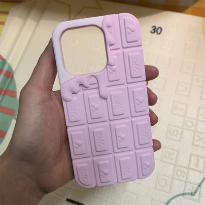Cartoon Realistic Chocolate Mickey Minnie Mouse Phone Case