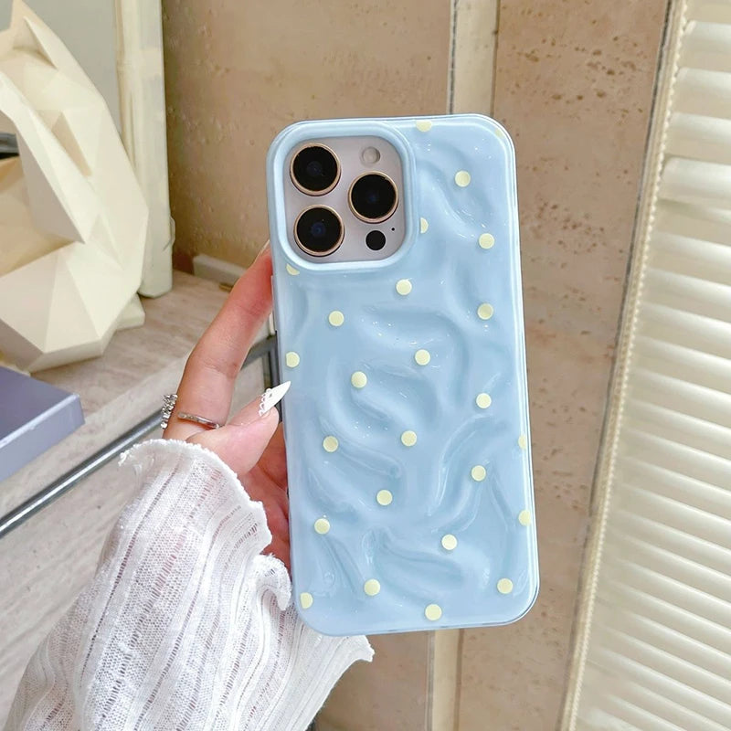 Simple Colored Polka Dots Compatible Phone Case