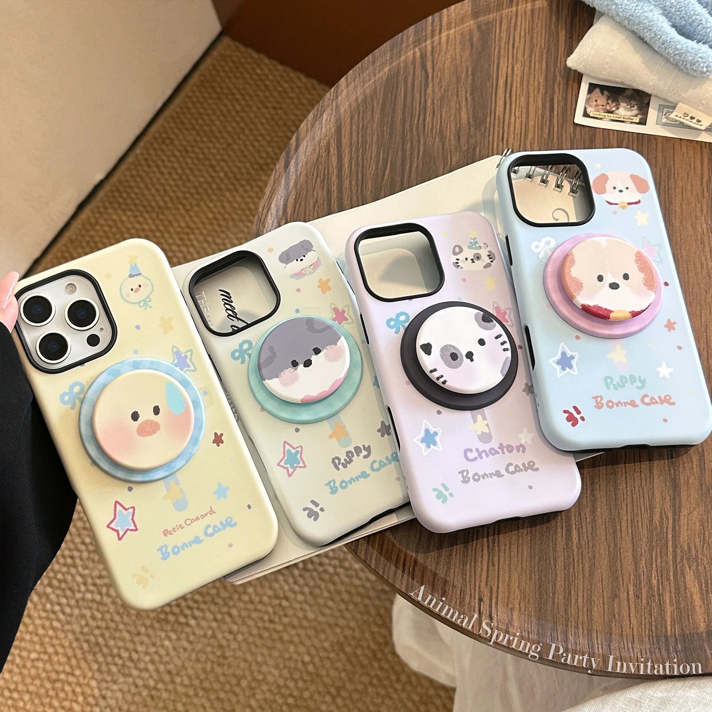 Cute Lucky Magnetic Stand Phone Case