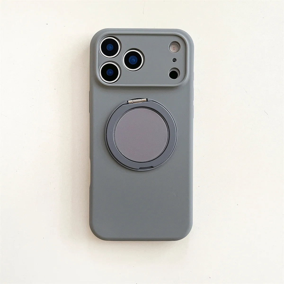360 Rotate Bracket For Magsafe Magnetic Phone Case For iPhone Stand Silicone Soft Protective Cover