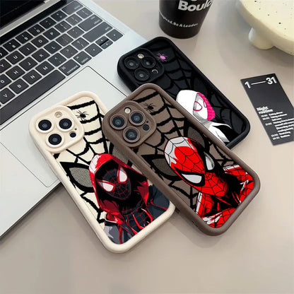 Marvel Spiderman Miles Morales Heroes Silicon Case For Apple iPhone